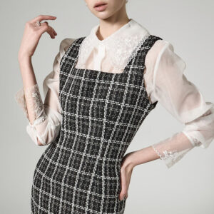 B3168 Double Collar Blouse