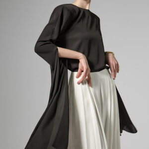 B9206 Long Slit Sleeve Blouse