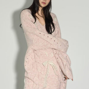 E4090 Cable Long Knit