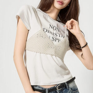 E4093 Pearl Layered Bustier