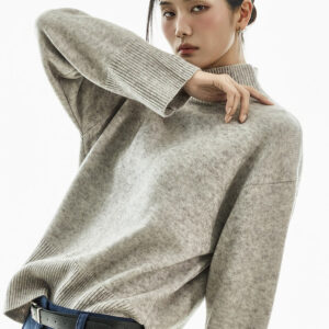 E4085 High-Neck Overfit Knit