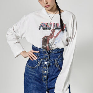 E4130 Printed Long Top