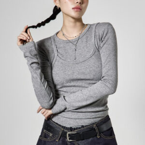 E4129 Sleeveless Set Top