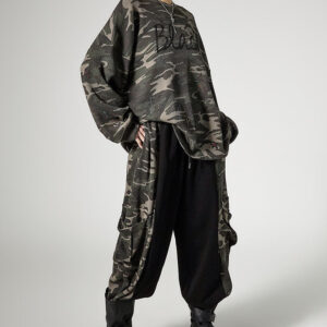 E4145 Camouflage Lettering Top