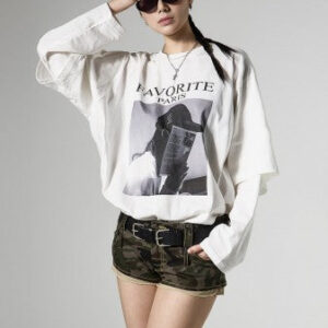 E4146 Layered Print Top