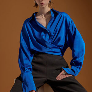 B2882 Satin Twist Blouse