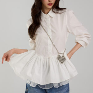 B3049 Frilled Blouse