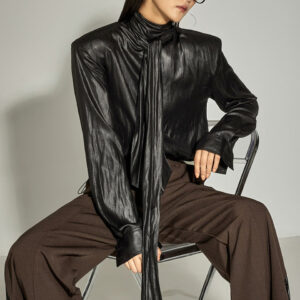 B3135 Blouse with Scarf