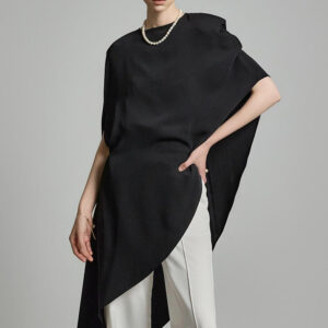 B9189 Asymmetric Blouse