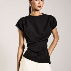 B9196 Gather Shirring Blouse