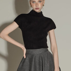 E3657 Mock Neck Knit