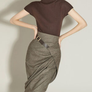 E3657 Mock Neck Knit