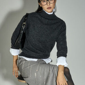 E3960 High-Neck Knit