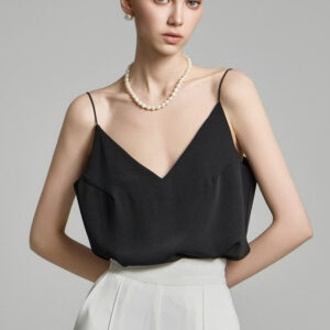 E9031 V-neck Sleeveless Top