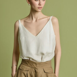 E9032 V-neck Sleeveless top