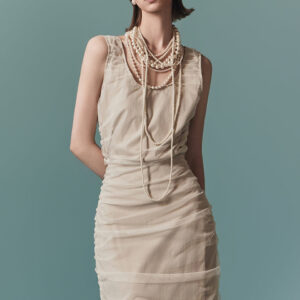 E3385 Mesh Sleeveless Top