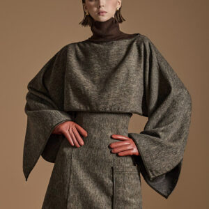 E9028 Wool Cropped Top