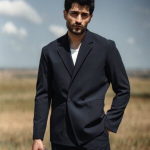 Comfortable Suit - NAVY BLUE