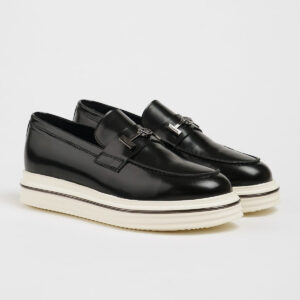 BUCKLE LOAFERS - BLACK