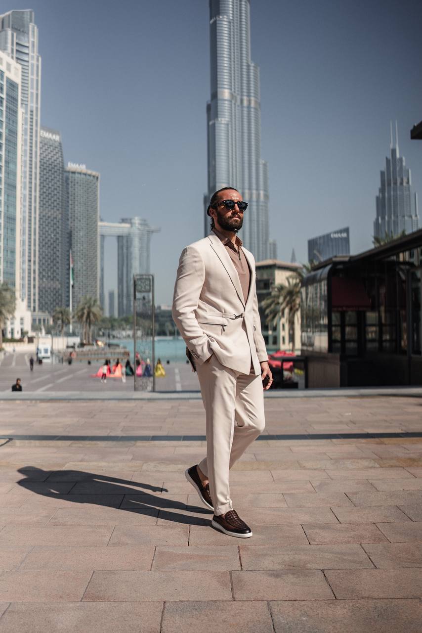 Casual Set - Beige - Image 3